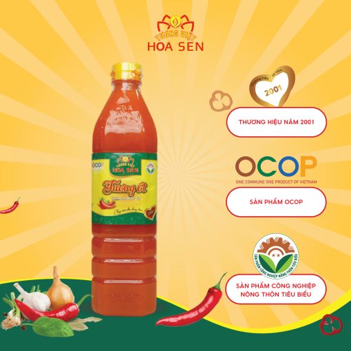 tương ớt chai 900g