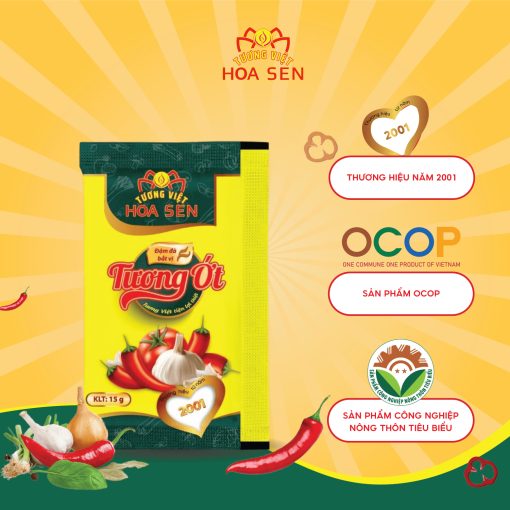 tương ớt gói nhỏ 15g