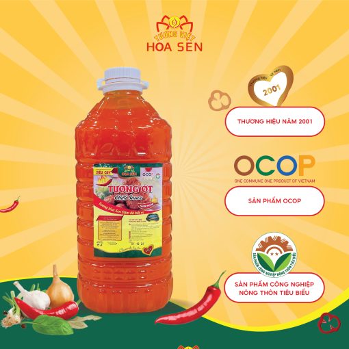 tương ớt bình pet 4,4kg
