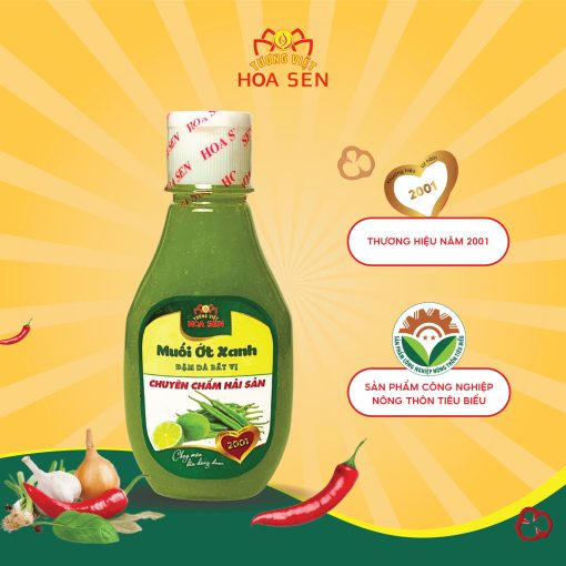 muối ớt xanh 185g